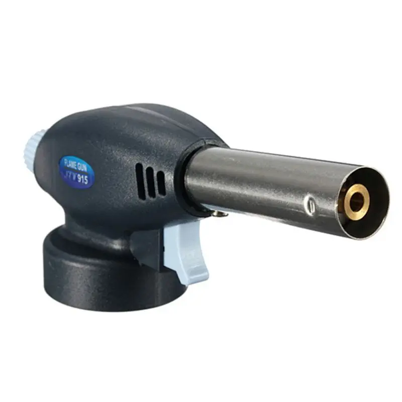 Электронное зажигание медь пламя Бутан газовый пистолет чайник факел зажигалка