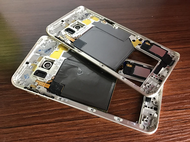 Подарок + средняя рамка пластина корпус Корпус для Samsung Galaxy S6 edge G925 с камерой