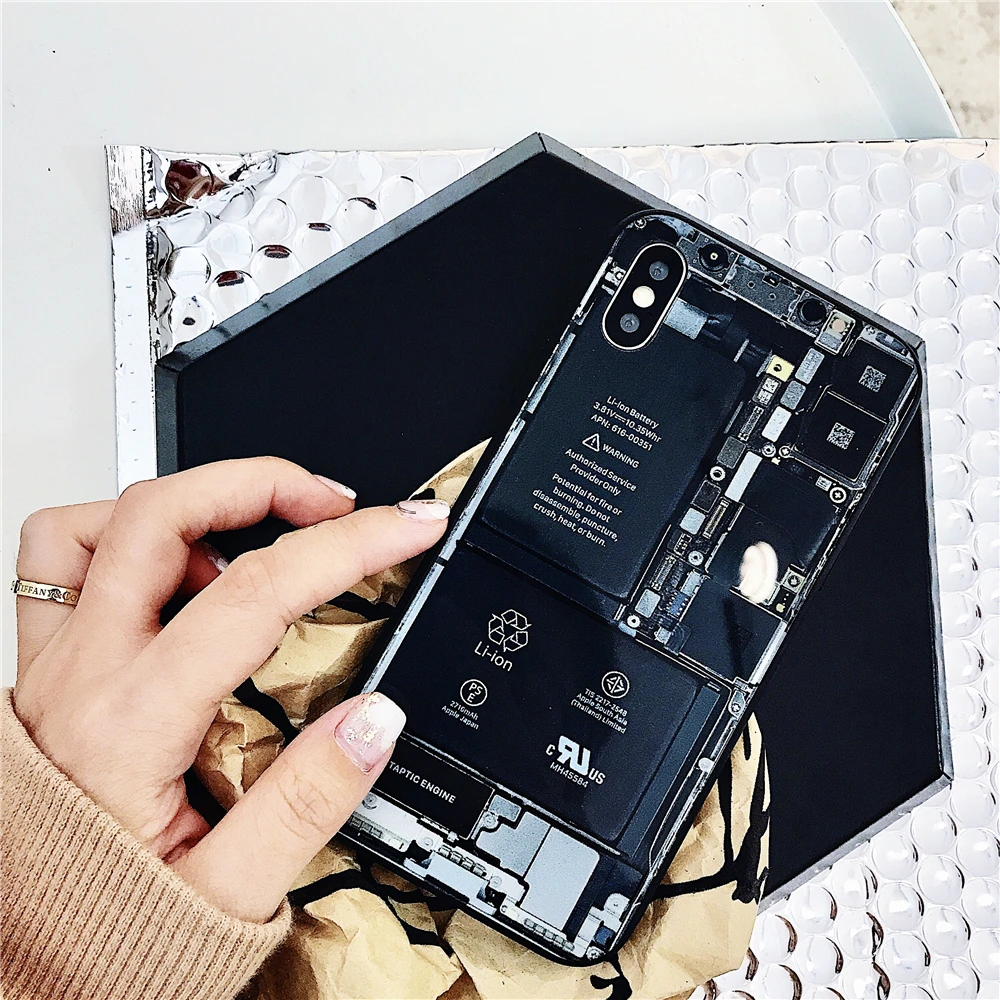 Горячий жесткий Пластик чехол для телефона iPhone 7 8 6 S Plus x творчества разобрать