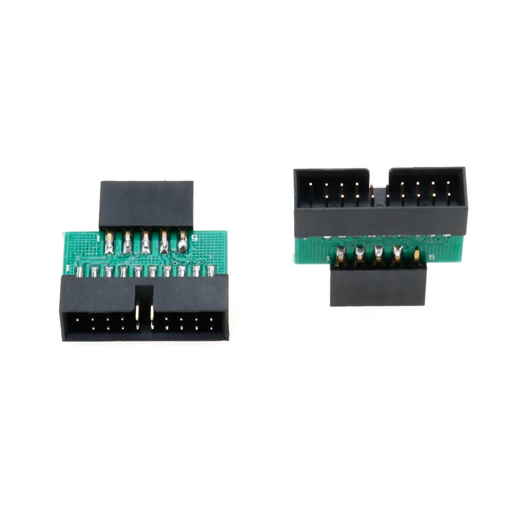 YuXi USB3.0 19 контактный 20 гнездовой адаптер USB 3 0 9 Переходник 2 19/20контактный на