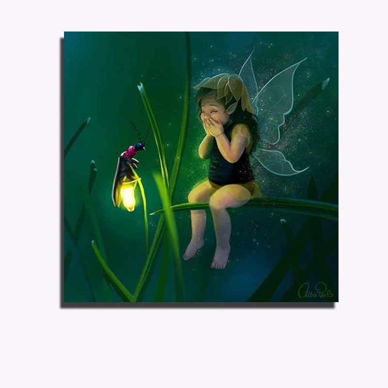 Полноразмерная алмазная живопись сделай сам вышивка мультяшная квадратная