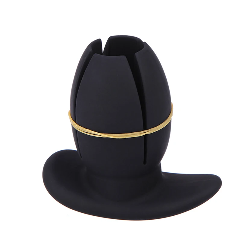 2019 Hot Sale Silicone Flower Opening Hollow Butt Plug Expander for Men Woman Adult Erotic Anal Sex Toys |
