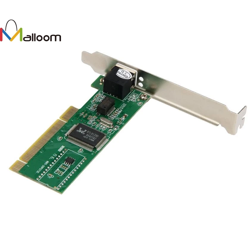 Malloom Фирменная Новинка 10/100 Мбит/с NIC RJ45 RTL8139D LAN сетевой PCI карта адаптер для компьютера PC Высокое качество