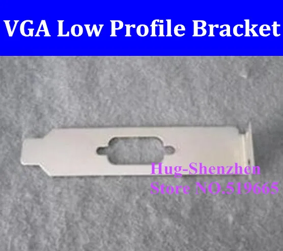 Высокое качество видеокарта низкопрофильный кронштейн VGA 8 см для графической
