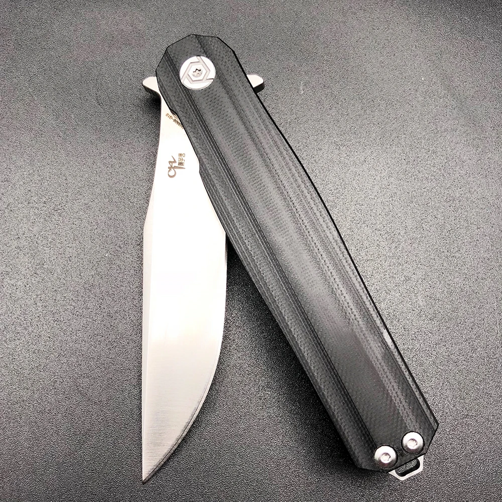 ZZSQ CH3505-G10 Тактический Flipper складной нож D2 лезвие шариковый подшипник G0+ сталь ручки кемпинг карманный нож для охоты EDC инструменты