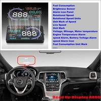 for jeep grand cherokee 2010 2019 auto car obd hud head up display driving saft screen projector reflecting windshield