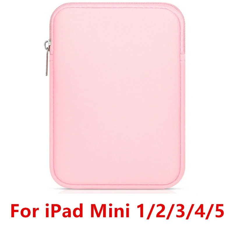 Pink 1 Чехол-вкладыш для планшета, сумка для нового iPad 9,7 дюймов, мягкий чехол для планшета, чехол для iPad Air 2/1 Pro 9,7, сумка Funda для iPad Mini - Цвет: Pink 1