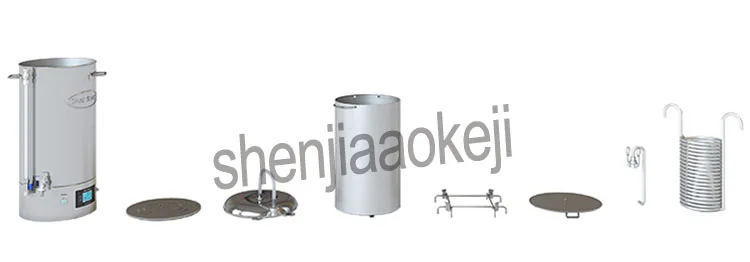 1 шт. бытовой для пивоваренной машины 30L коммерческий пиво пюре кухонные инструменты для домашнего пивоварения пиво устройство 220v 2500w