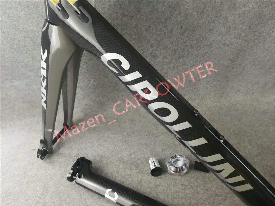 Дисковый тормоз велосипедная Рама T1000 3K Cipollini NK1K карбоновая дорожная рама с XS/S/M/L/XL BSA/BB30 25 цветов на ваш выбор