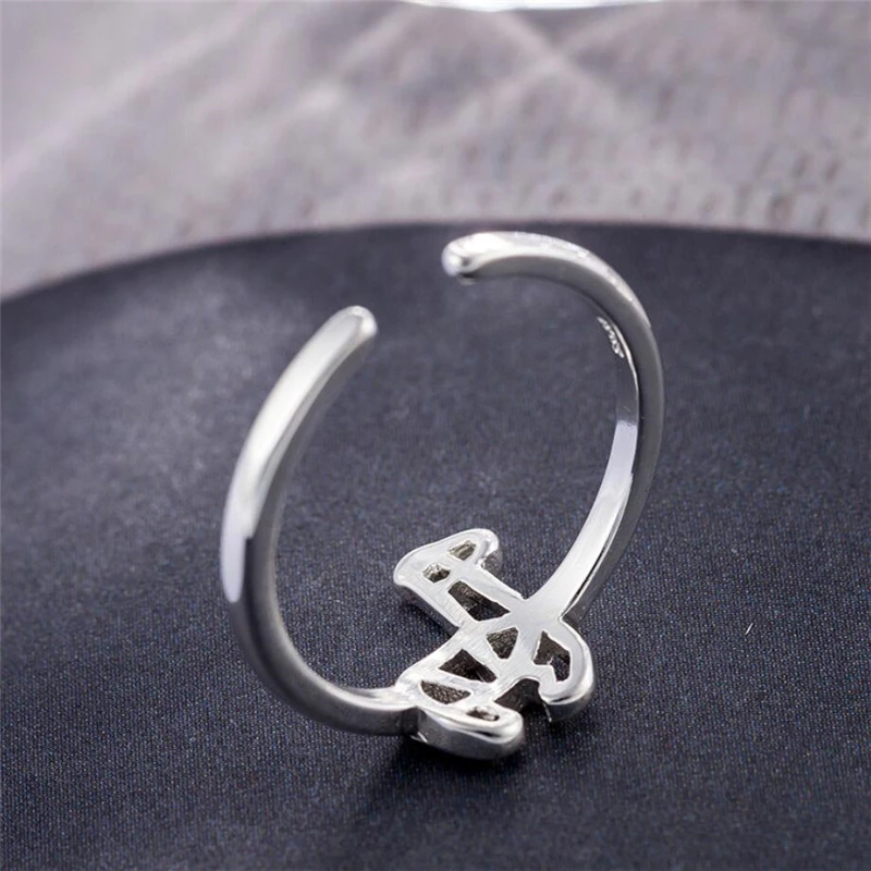 Кольцо женское открытое с изменяемым размером и милым оленем креативный подарок