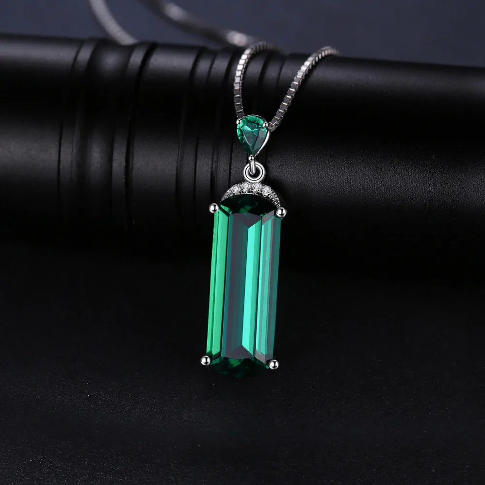 Jewelrypalace фантазии вырезать 4.4ct создания Изумрудный натуральная 925 Серебряный