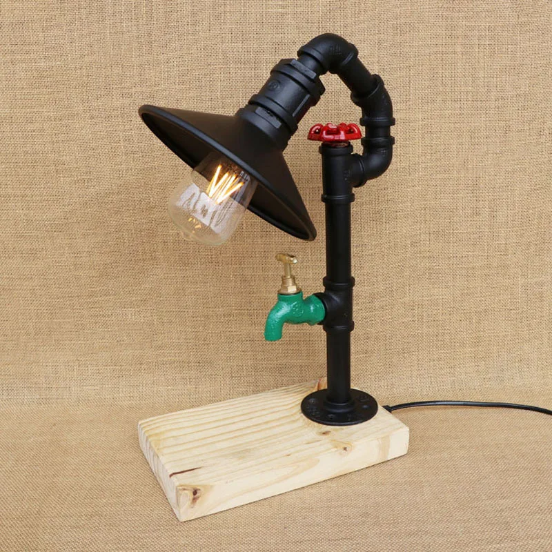 Настольная лампа в скандинавском стиле декоративный Ретро светильник