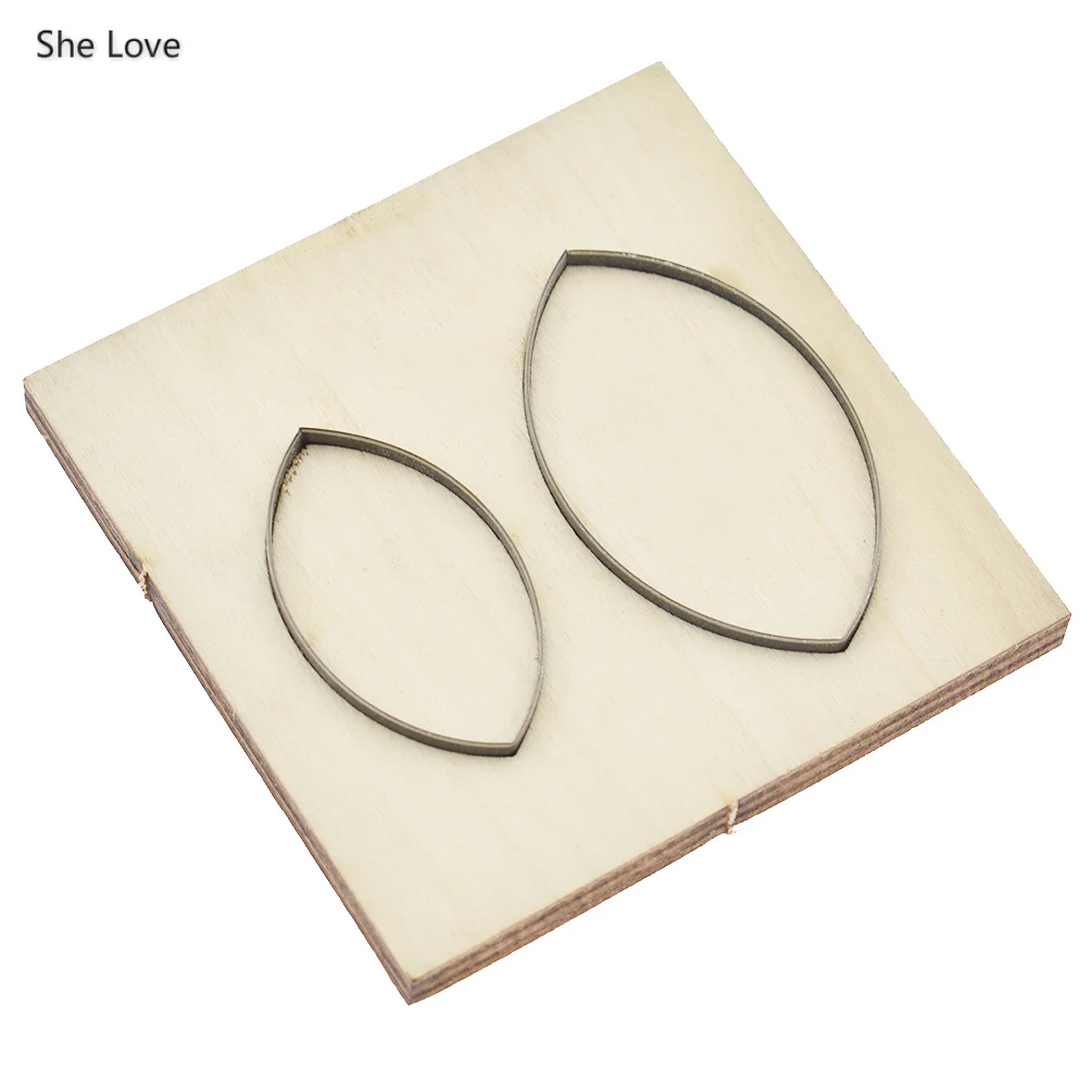Style3 7.5 x7.5cm She Love новые металлические кожаные режущие формы, серьги-капли в форме звезды, деревянные кожаные режущие формы ручной работы, товары для рукоделия - Цвет: Style3 7.5 x7.5cm