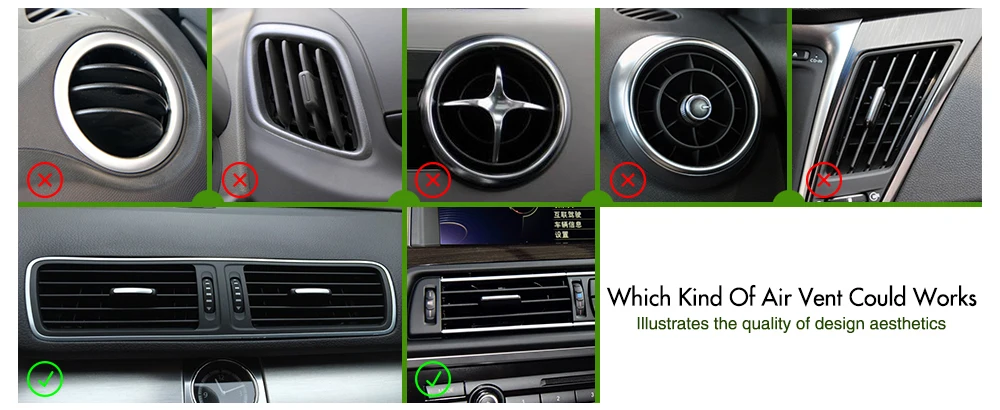 Автомобильный магнитный держатель на вентиляционное отверстие для audi a1 ford focus 2 a5