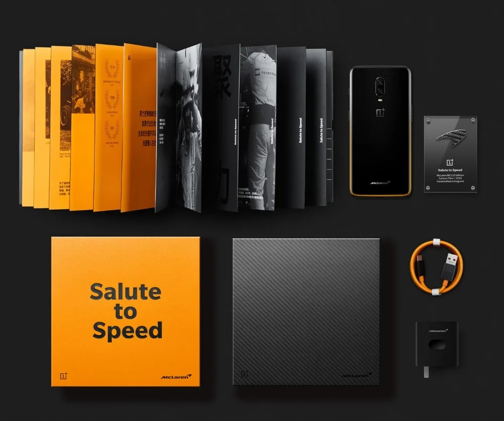 Oneplus 6T мобильного телефона 6/8GB Оперативная память 128/256 ГБ Встроенная память Snapdragon 845 Octa Core 6,4" двойной Камера Экран разблокировать телефон nfc