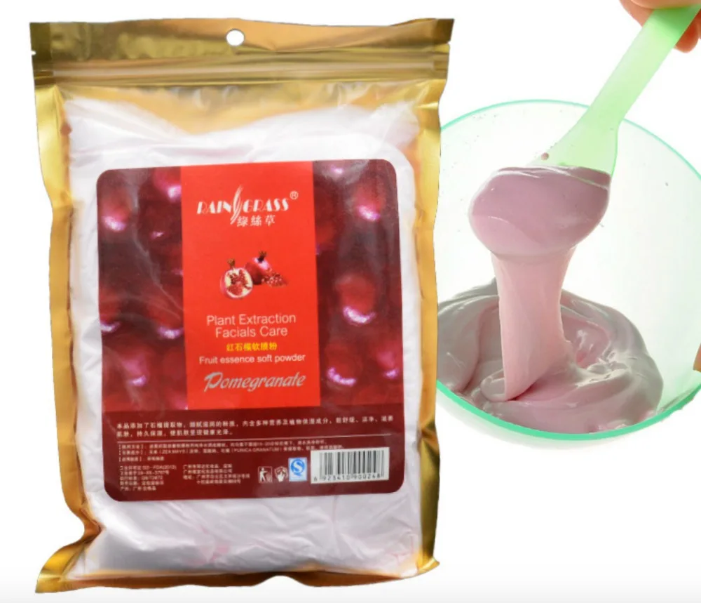 450g Красота салон красный гранат гуава маска пудра для лица Увлажняющий