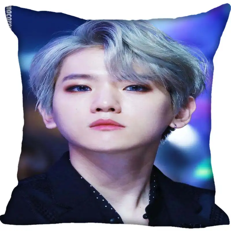 17 Горячая изготовленная на заказ KOPO BAEK HYUN квадратная Наволочка на молнии для спальни наволочки для дома Чехол DIY подарок для вас - Цвет: 17