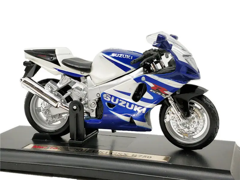 

Maisto 1:18 Suzuki GSX-R750 мотоциклетный велосипед, литая модель игрушки в коробке