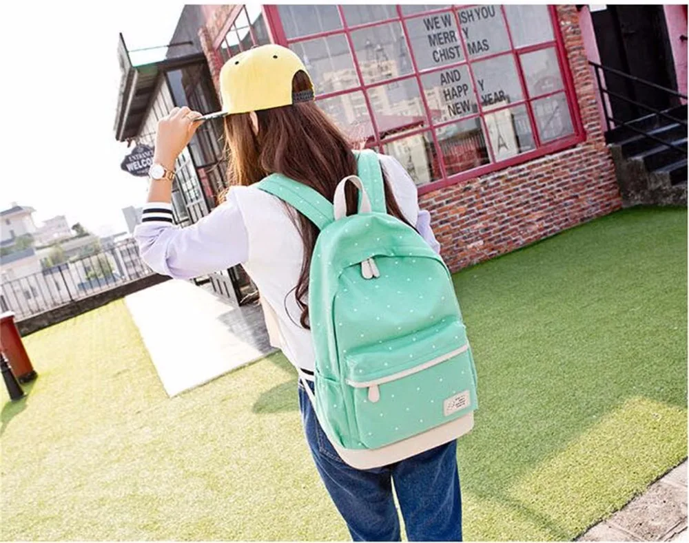 Kimikoy оси держав Hetalia яркий рюкзак APH волна точка цветок ноутбук Bookbag школьная сумка
