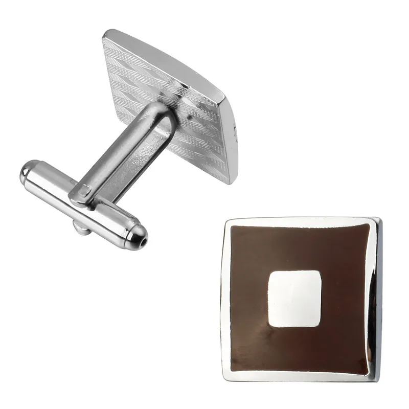 KC Новинка Высокое качество Популярные черные красные запонки в клеточку мужские