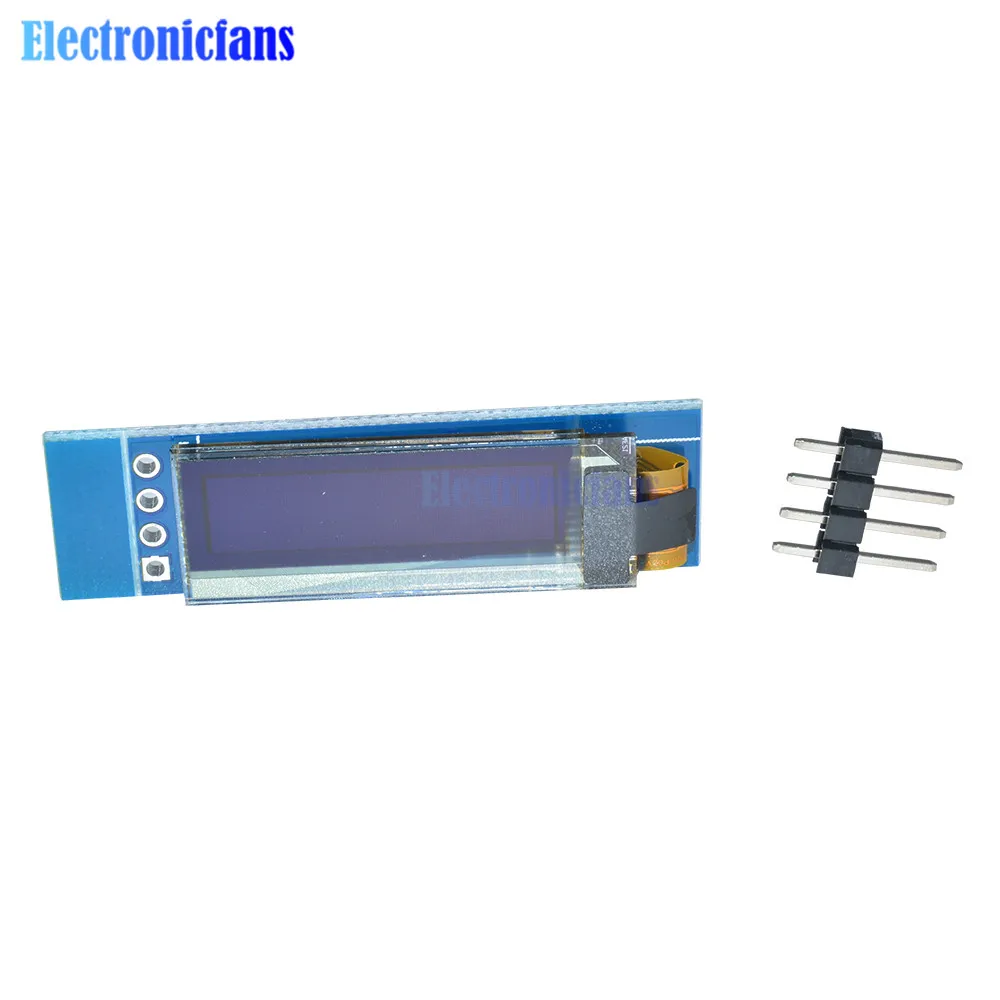 0,91 дюйма 128x32 IIC IEC синий OLED ЖК-дисплей DIY модуль SSD1306 Драйвер IC DC 3,3 В 5 В для Arduino PIC