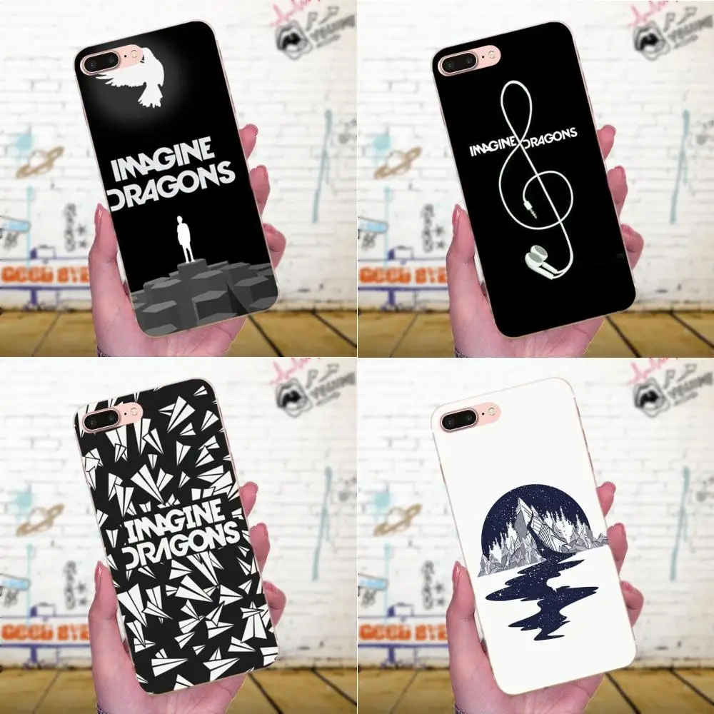 Мягкая кремнеземная Ночная музыка Imagine Dragons Music для Xiaomi Redmi Note 2 3 3S 4 4A 4X5 5A 6 6A Pro