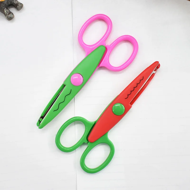 DIY поделка из пластмассы ножницы для бумаги Резак скрапбукинга Детский подарок