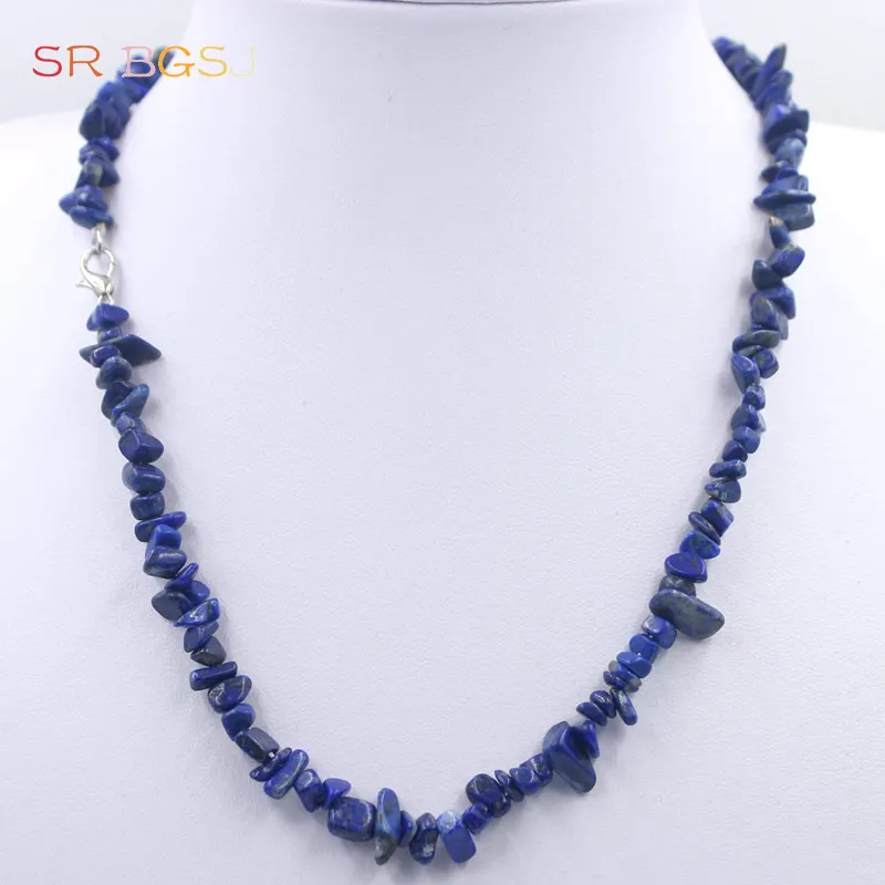 Free Shipping 18inch 7-8mm Natural Gems Stone Chips Beads Women Bohemian Necklace | Украшения и аксессуары