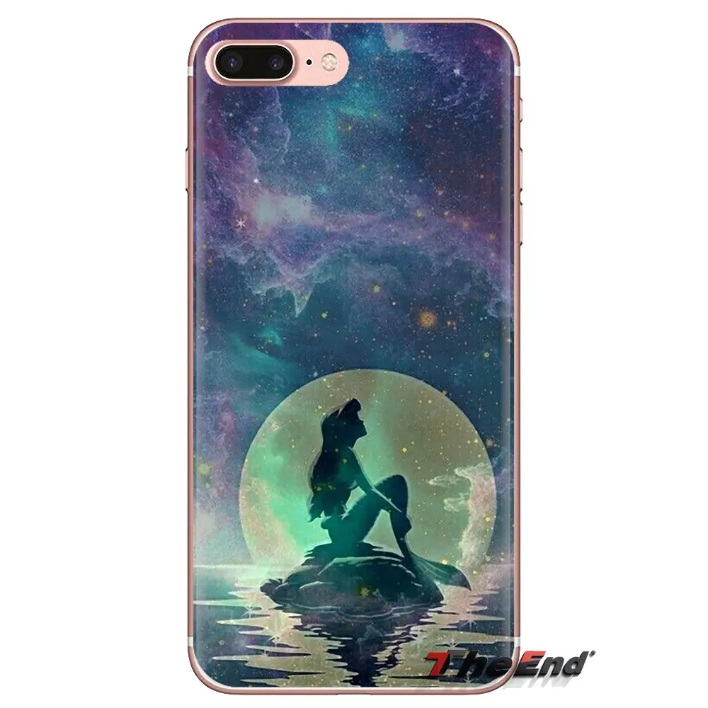 For Huawei G7 G8 P7 P8 P9 P10 P20 P30 Lite Mini Pro P Smart Plus 2017 2018 2019 Ariel Tattoo The Little Mermaid Soft Shell Cover |