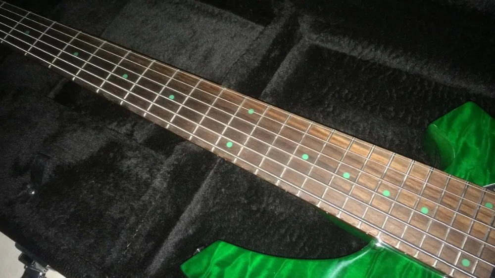 2019 Новинка + фабрика Ernie Ball музыкальный человек Стинг луч Бонго бас все зеленые 6
