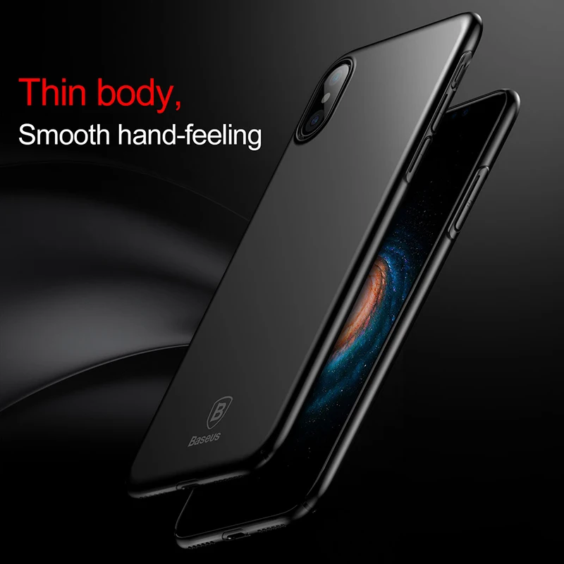 Ультратонкий защитный чехол Baseus для iPhone X Capa Fundas Capinhas телефона Apple Silm задняя