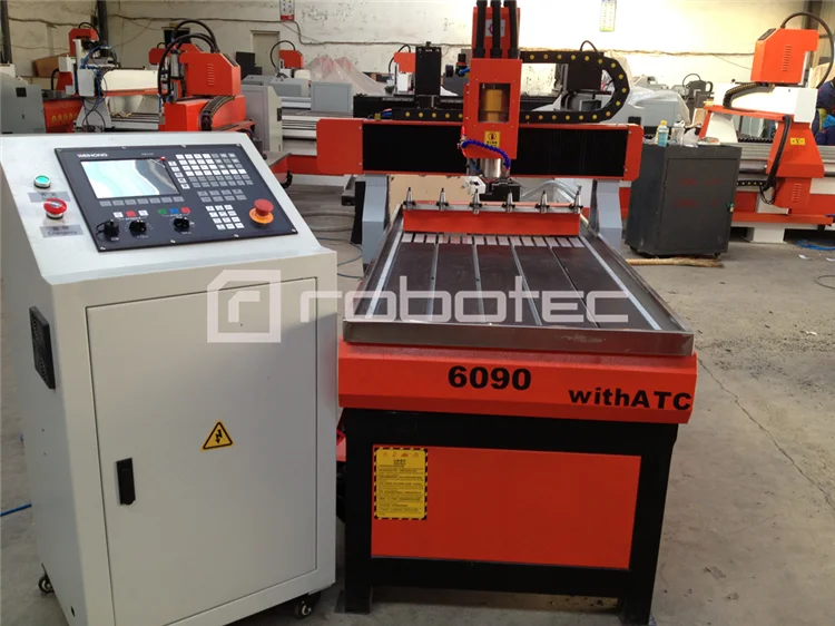 Китайский производитель ATC cnc машина для металла/6090 маршрутизатор с сервомотором