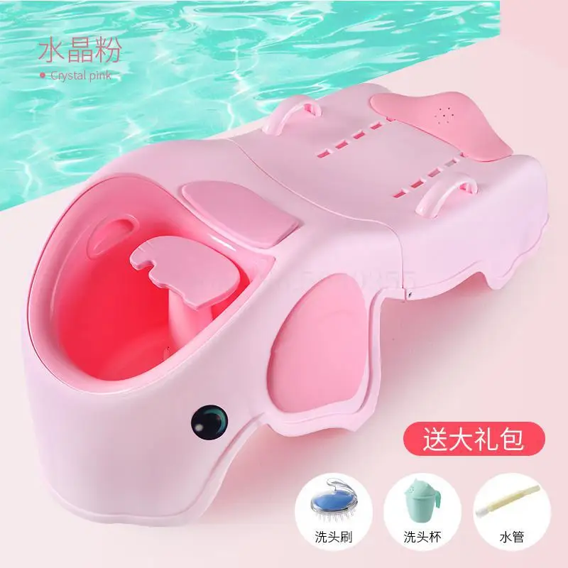 Baby shampoo bed shampoo child shampoo recliner foldable baby shampoo chair child shampoo artifact can sit - Color: 0.0. 2