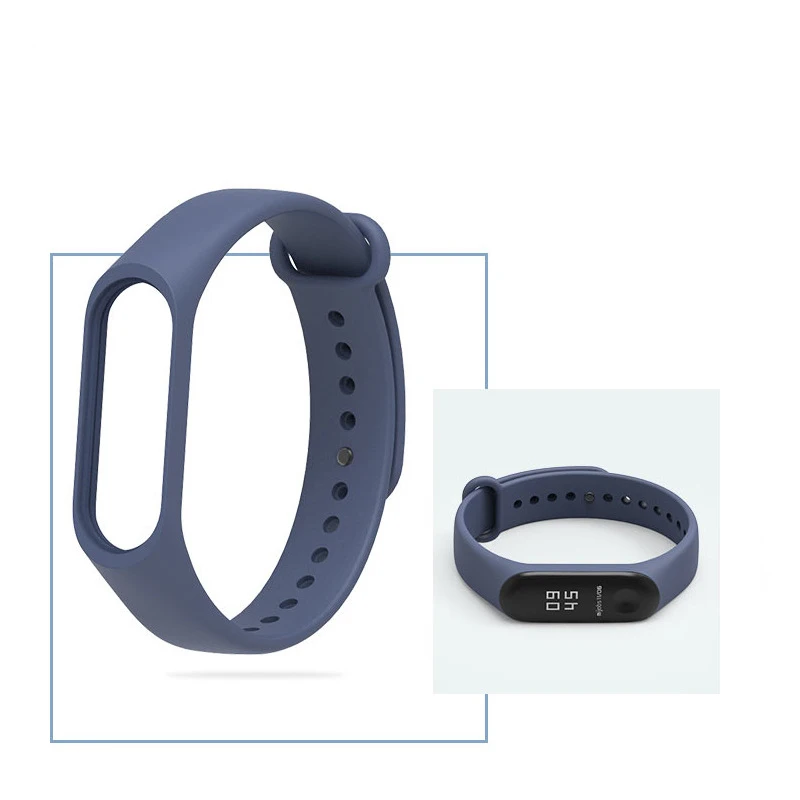 5 шт. mi Band 3 Аксессуары Pulseira band ремешок сменный силиконовый для Xiao умный браслет на