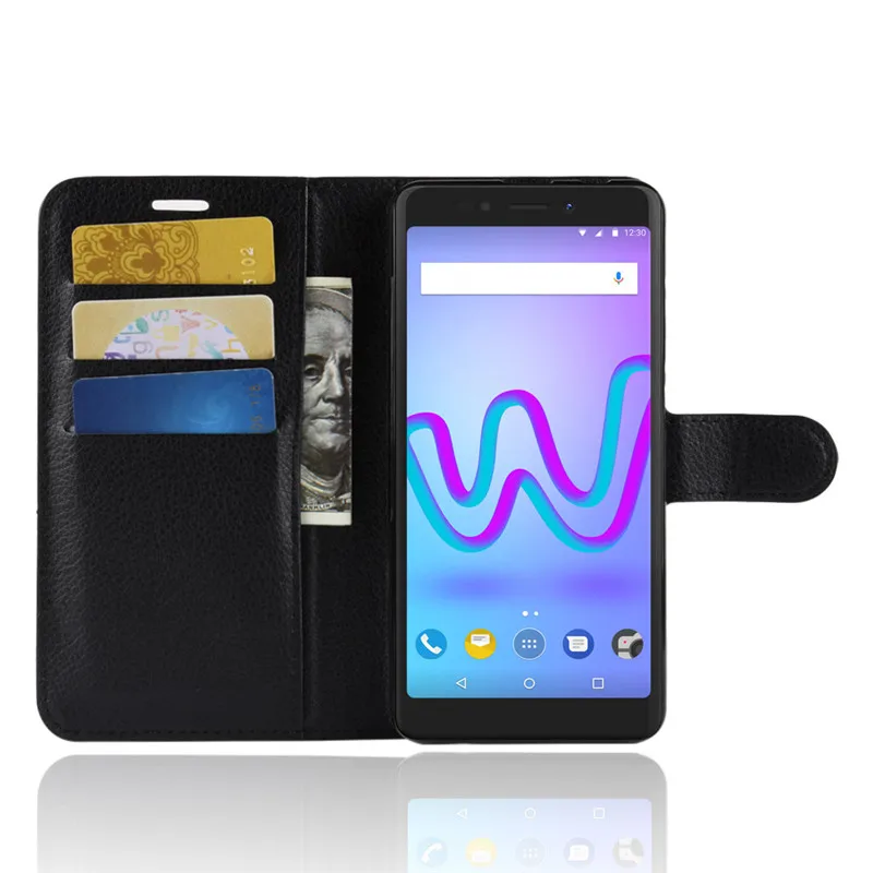 Для Wiko Jerry 3 чехол Роскошный книжка из искусственной кожи бумажник для Джерри 5 45