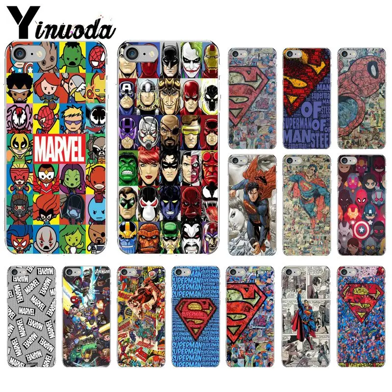 Yinuoda Marvel мстители супергерой комиксы на заказ фото мягкий чехол для телефона для iPhone 6S 6plus 7plus 8 8Plus X Xs MAX 5 5S XR