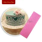 Украшение в виде каймы торта, кружевной коврик, кружевной коврик в форме сахара для украшения свадебного торта, силиконовая кружевная форма, Рождественская силиконовая форма