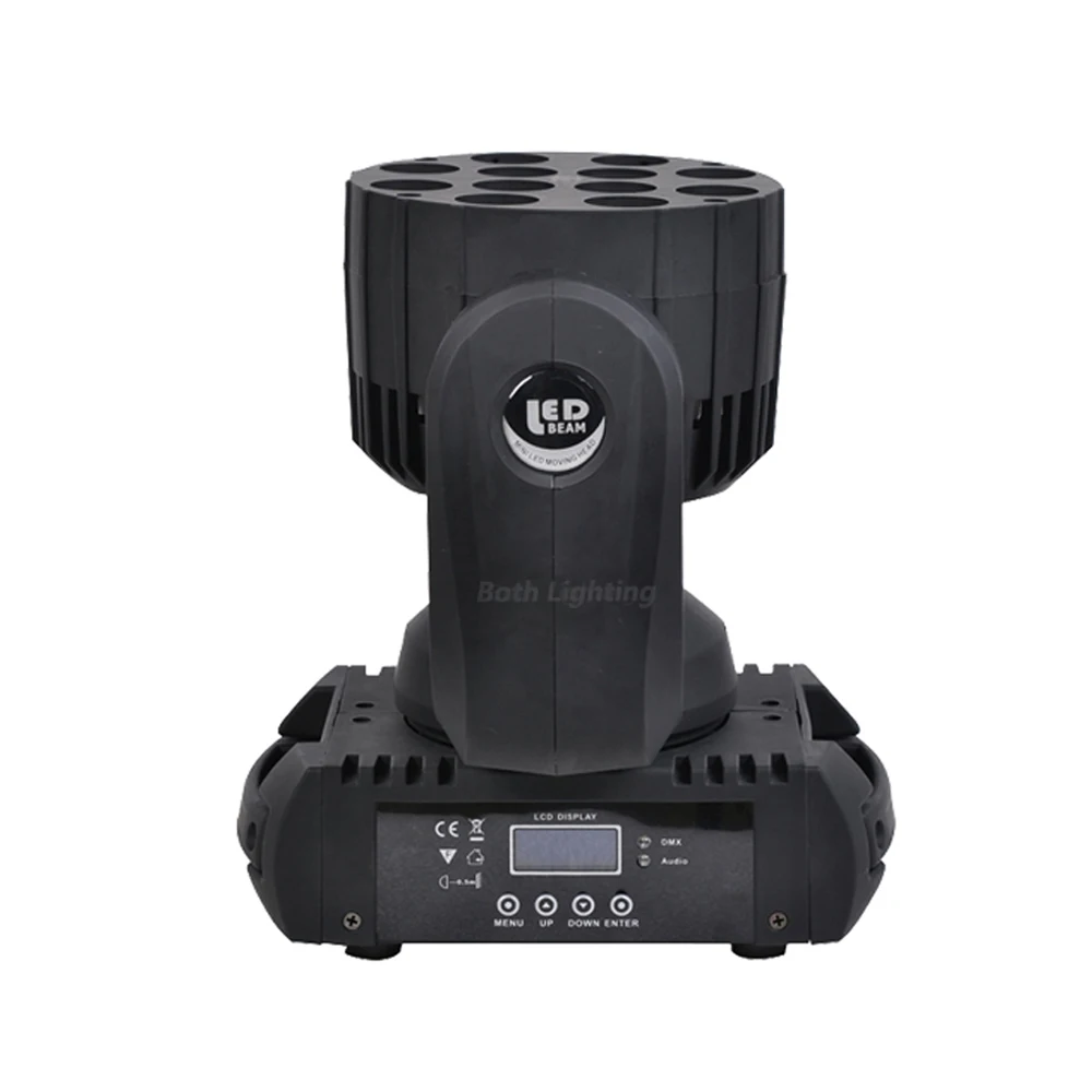 12*10 Вт RGBW 4in1 мыть led переносное потолочное освещение DMX512 головы луч в сценическое