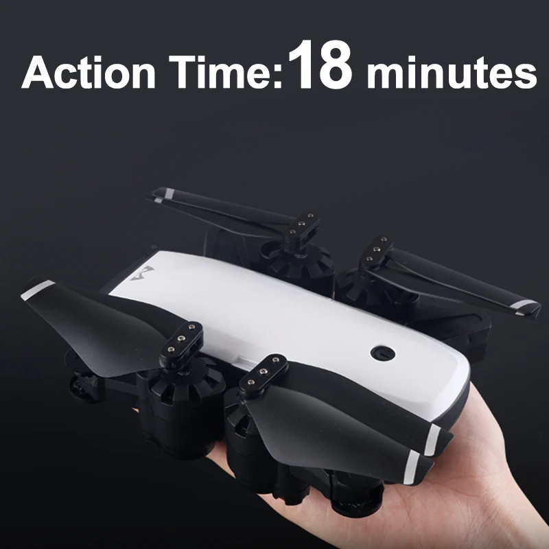 Новый складной селфи Дрон с Wi Fi FPV камерой Радиоуправляемый 6 осевой s20hg вертолет