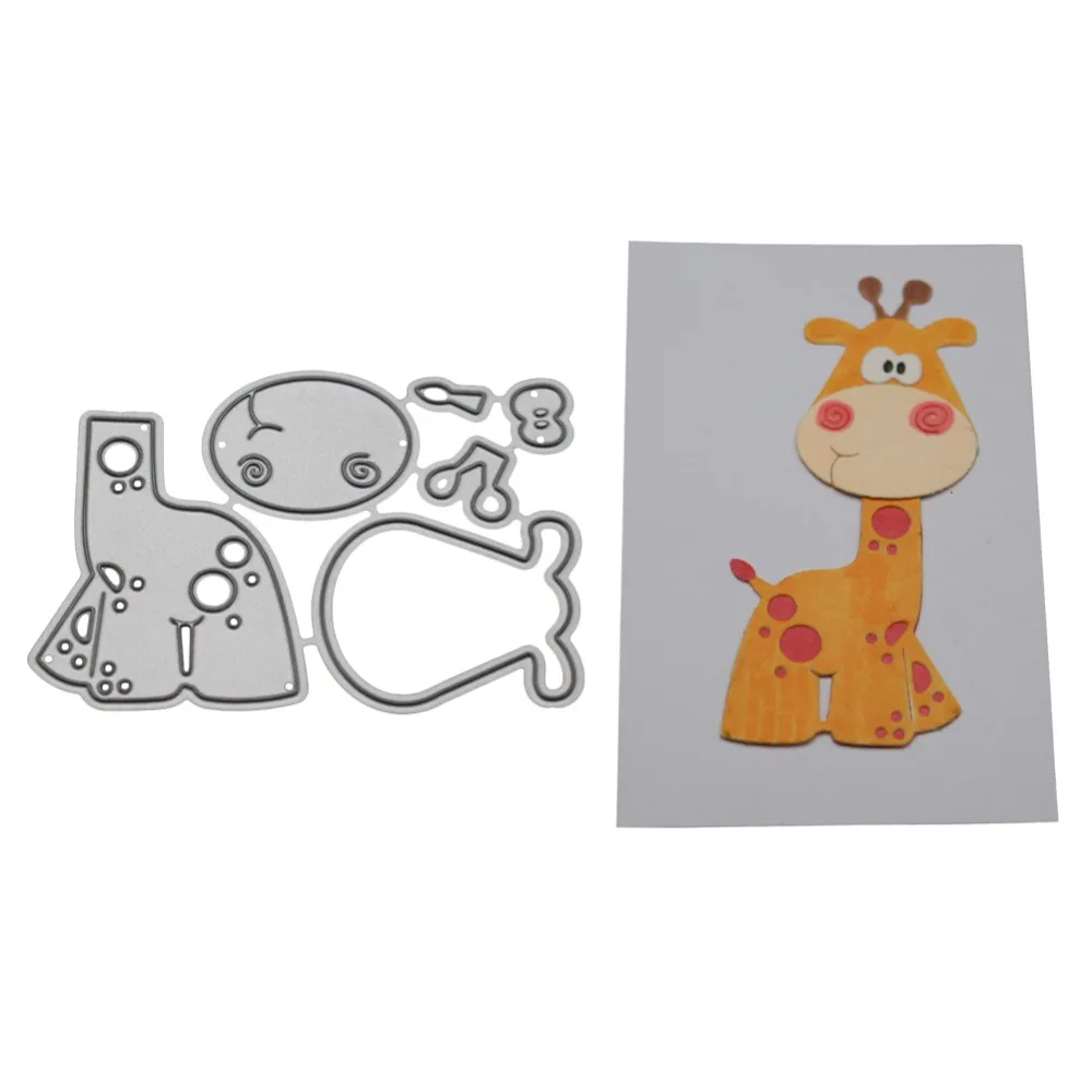 Новинка 2019 металлические трафареты в виде жирафа для рукоделия