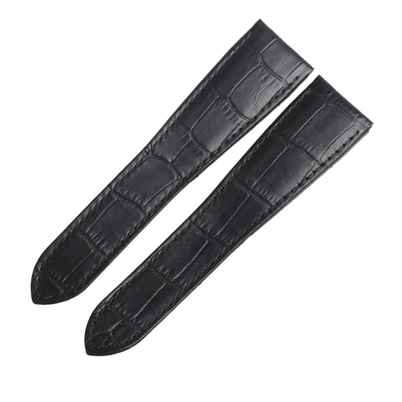 WENTULA ремешки для Калибр DE CARTIER W7100037 W7100041 W7100039 теленка кожаный ремешок из натуральной кожи Ремешки - Цвет ремешка: 1