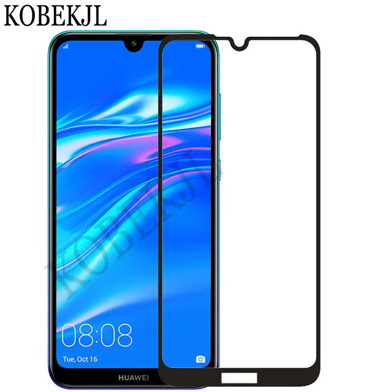 Закаленное стекло для Huawei Y7 Pro 2019 защита экрана защитная пленка Y 7 Y7Pro DUB LX2 полная 6