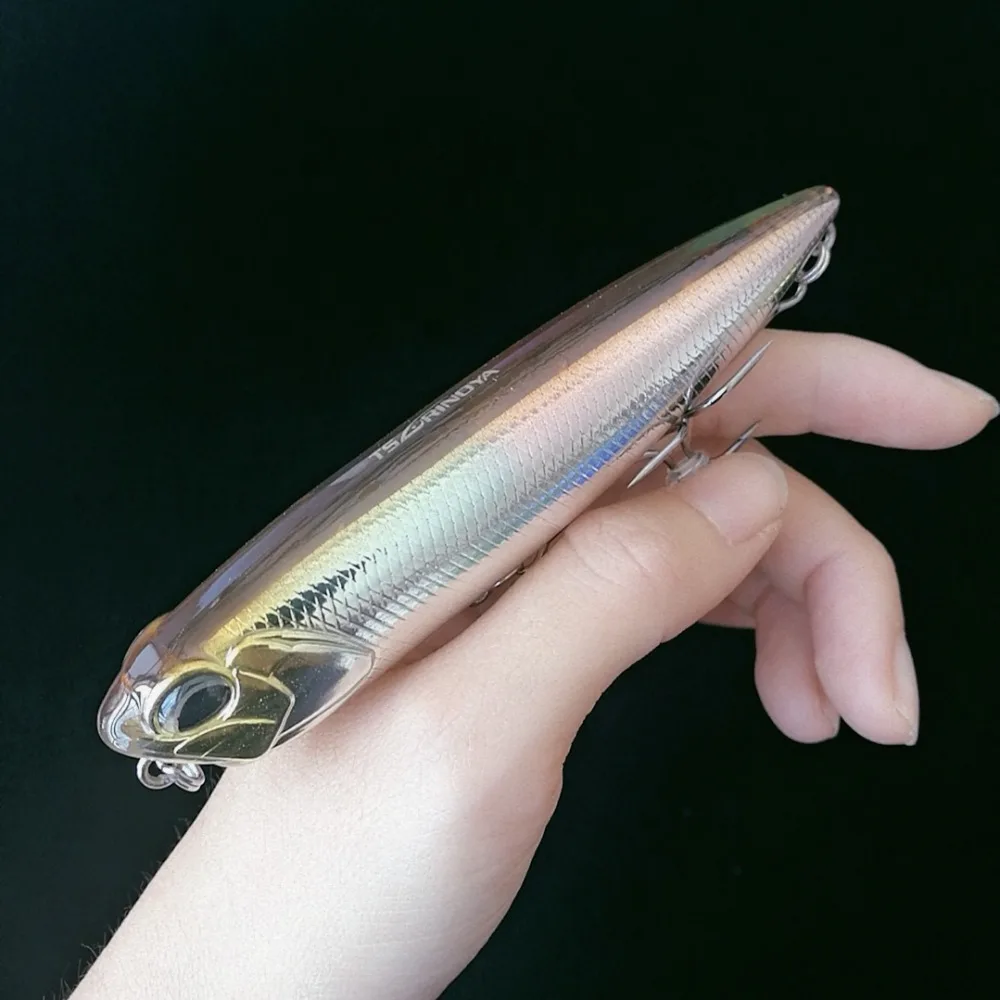 TSURINOYA, 3 шт.,, 110 мм/20,5 г, рыболовные приманки плавающий карандаш, длиннолитый шэд гольян, 3D глаза, искусственная приманка, бас