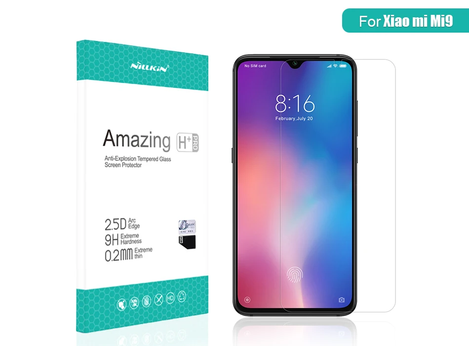 Xiaomi mi 9 стекло 6,39 дюймов NILLKIN Amazing H+ Pro 0,2 мм протектор экрана закаленное стекло для Xiaomi mi 9 mi 9 SE