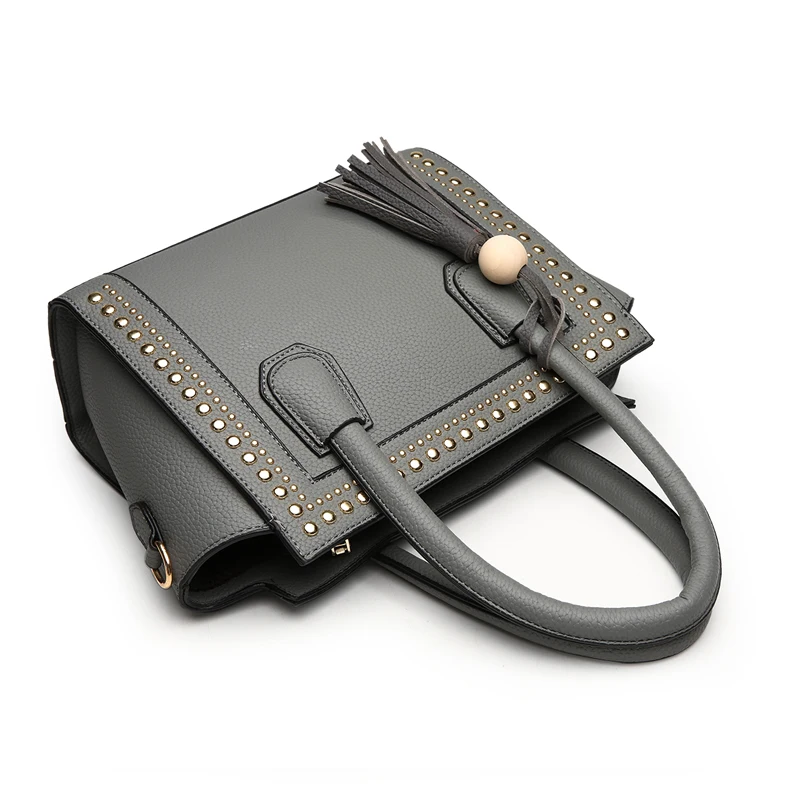 

2018 Design Tassel Ladies Shoulder Bag High Quality PU Leather Handbags Casual Fashion Women Tote Bag Female Crossbody Bags Sac