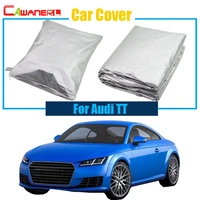 cawanerl full car cover anti uv rain snow sun resistant car sun shade accessories dustproof for audi tt