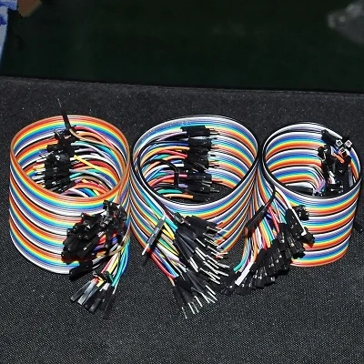 30CM M-M M-F F-F Kit Dupont перемычка провода 10 см 20 см 30 см для Arduino Макет кабель линии мужчин и женщин электронные DIY - Цвет: 30CM M-M M-F F-F Kit