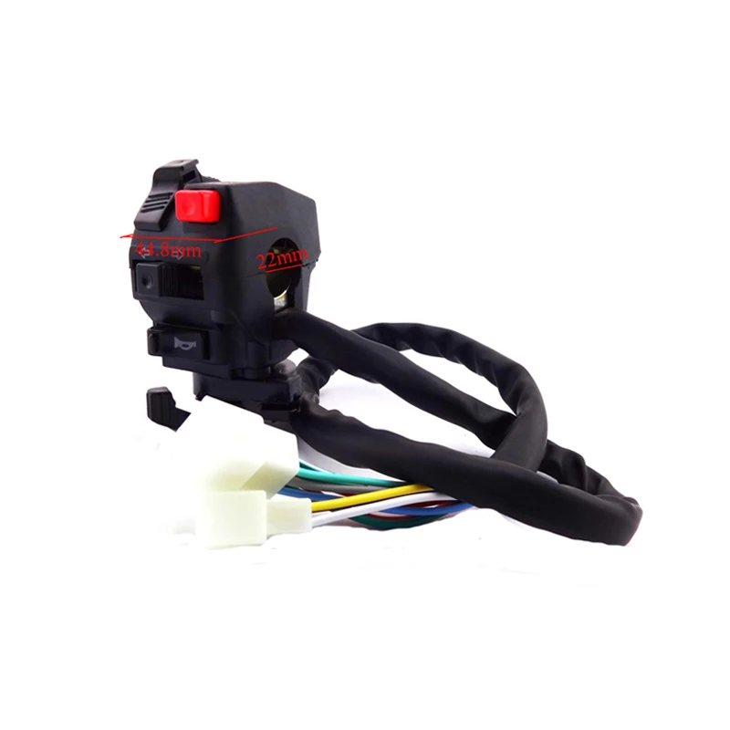 XLSION Aftermarket 12 Wire 5 функций с дроссельной ручкой переключатель цепи в сборе для 110cc