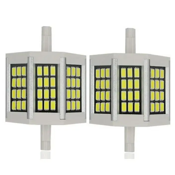 10 Вт 20 25 30 R7S Светодиодная лампа 78 мм 118 135 189 220 В SMD5730 r7s J118 J78 трубка заменить