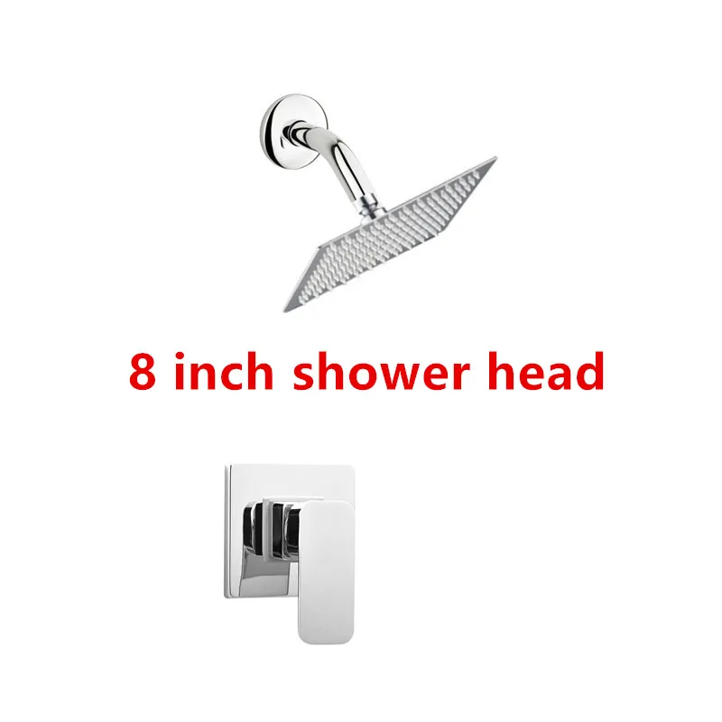 Бесплатная доставка хромированная отделка настенный медный смеситель для душа